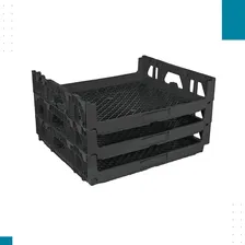 10 Bandeja PĆ£o De Forma Expositor Cesto Grade Padaria Preta Cor Preto Liso Foto mini 3