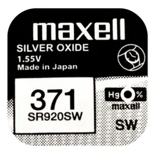 10 Baterias 371 Sr920sw Maxell 1.55v Relógio Foto mini  3