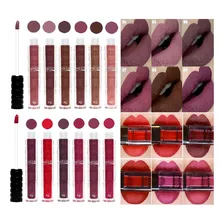 10 Batom Líquido Matte 12 Horas Max Love 10 Cores Atacado Acabamento Fosco Cor Vermelho Foto mini 2