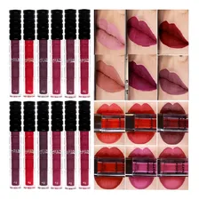 10 Batom Líquido Matte 12 Horas Max Love 10 Cores Atacado Acabamento Fosco Cor Vermelho Foto mini 1