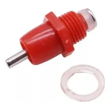 10 Bebedouro Automático Aves Galinha Frango Codorna Niple Cor Vermelho Foto mini 4