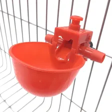 10 Bebedouros Automático Para Todas As Aves Tipo Copinho Cor Vermelha Foto mini 4