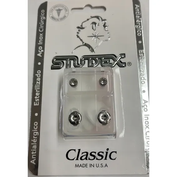 10 Brincos Studex Classic -escolha Dentro Do Meu Estoque Foto 1