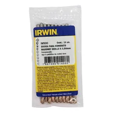 10 Broca Irwin Videa 3,50mm Concreto Iw900 Foto mini 1