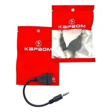 10 Cabo P2 X Usb Fêmea Lelong 20cm Atacado Cor Preto Foto mini 1