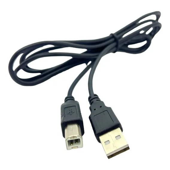 10 Cabo Usb Para Impressora Universal Hp Epson Atacado Cor Preto Foto 1