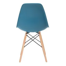 10 Cadeiras Charles Eames Wood Cozinha Eiffel Dsw Cores Cor da estrutura da cadeira Turquesa Foto mini 4