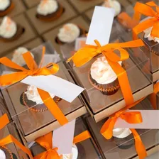 10 Caixa Cupcake Kraft C/ Berço 10x10x10cm Cod. 5038 Ideia Foto mini 2