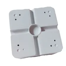 10 Caixa Passagem Hermética Cftv Elétrica Câmera Prova Água Cor Branco Foto mini 4