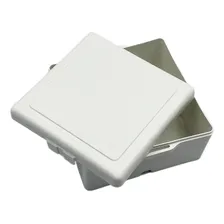 10 Caixa Sobrepor Cftv Quadrada Branca 9x9x5 Cm Onix Kit Foto mini 1