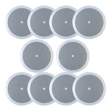 10 Caixas De Som Arandela Jbl 6co2r Redonda 250w Rms Branca Cor Branco Foto  mini 1