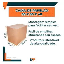 10 Caixas Papelão Mudança Embalagem 50x30x40 Foto mini 3