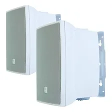 10 Caixas Som Ambiente Jbl Selenium C621b 100w Branco Foto  mini 1