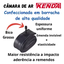 10 Câmaras De Ar Aro 20 Bicicleta Bico Grosso Av 35mm Kenda Tipo da válvula Schrader Foto mini 4