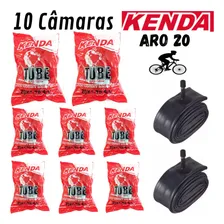 10 Câmaras De Ar Aro 20 Bicicleta Bico Grosso Av 35mm Kenda Tipo da válvula Schrader Foto mini  3