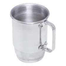 10 Canecas Alumínio Polido Para Confraternização 500ml Foto mini 4