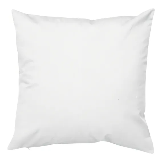 10 Capa Almofadas 40x40 Para Sublimação Tecido Oxford Cor Branco Liso Foto 1