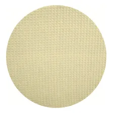 10 Capa Sousplat Supla Tecido Piquet 35cm Diâmetro Cor Bege Foto  mini 1