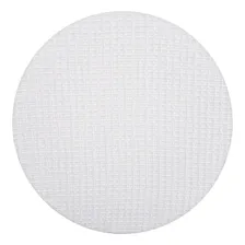 10 Capa Sousplat Supla Tecido Piquet 35cm Diâmetro Cor Branco Foto  mini 1