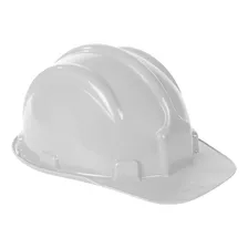 10 Capacete Proteção Plastcor Obra Engenheiro Epi + Jugular Cor Branco Foto mini 2