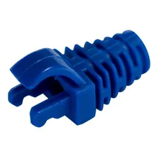 10 Capas Azul Escuro Snap In + 10 Rj45 Cat5e Soho Conectores Foto mini 2