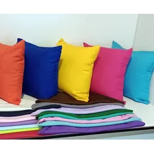 10 Capas De Almofada Mais Enchimento 30x30 Para Sublimação Colorida Lisa Foto mini 4