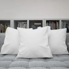10 Capas De Almofadas Medida 30x30 Em Oxford Para Sublimação Cor Branco Foto mini 4