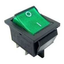 10 Chave Gangorra Kcd4-201ne Neon Verde 4t 16a Foto mini 4