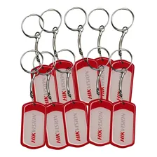 10 Chaveiros De Proximidade Tag Mifare 13,56mhz Hikvision Cor Branco Foto mini 1