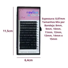 10 C铆lios Mix Sem N贸 Volume Russo 3d 0.07 C Navina Natural Foto mini 3