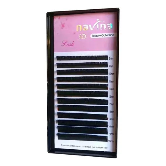 10 C铆lios Mix Sem N贸 Volume Russo 3d 0.07 C Navina Natural Foto 1