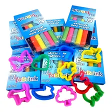 10 Colorir +10 Giz Cera M +10 Massinha Modelar+ 30 Forminhas Cor Sortidas Foto mini 2