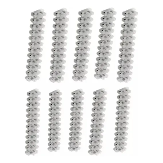 10 Conector Barra 12 Posições 4mm Foto 1