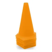 10 Cones 23cm Rígidos P/ Treinamento Ax Laranja Esportes Foto mini  2