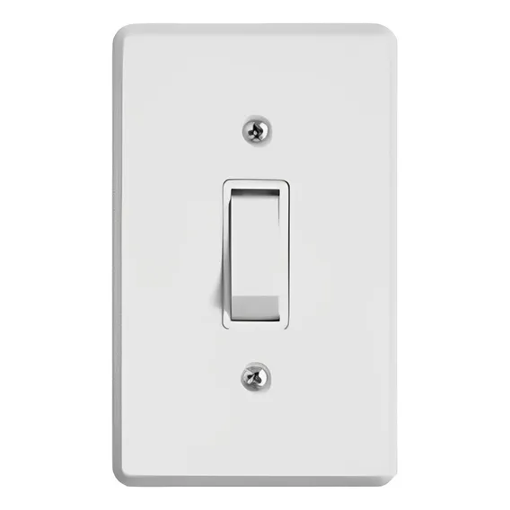 10 Conjunto Ilumi Pratika Com Placa 1 Interruptor Simples Foto 1