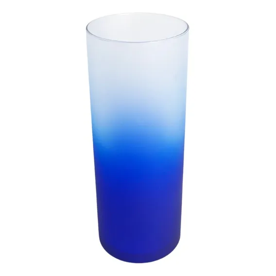 10 Copos Long Drink Degradê330  Cor Azul Foto 1