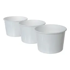 10 Copos Twister 500ml + 10 Baldes De Pipoca 1,5l - Branco Foto mini 4