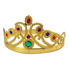 10 Coroas Princesa Coroa Rainha Festa Fantasia Atacado Cor Dourado Foto  mini 1