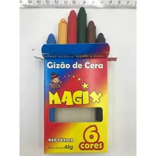 10 Cxs Giz De Cera 6 Cores 45 Gramas Magix Atacado Foto mini 2