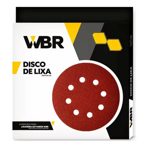 10 Disco De Lixa 225mm P/ Lixadeira Girafa - Os Grãos Quantidade De Cascalhos 180 Foto 1