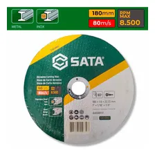 10 Discos Corte Inox Fino 7 Polegadas Lixadeira Sata Foto mini 2