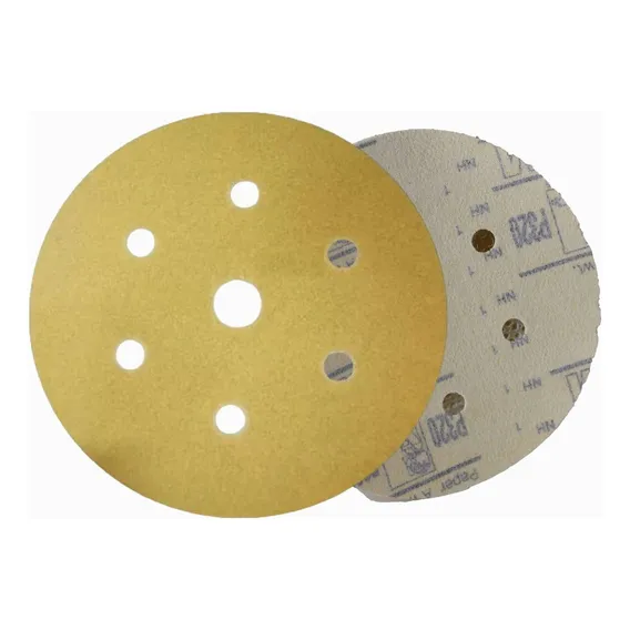 10 Discos De Lixa P320 Para Hookit 3m 152mm Quantidade De Cascalhos 320 Foto 1