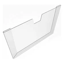 10 Display A4 Expositor Porta Folha Quadro Aviso Parede Petg Foto mini  3