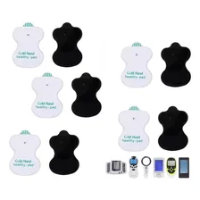 10 Eletrodo Digital Massager Pads Acupuntura Máquina Terapia Foto  mini 1
