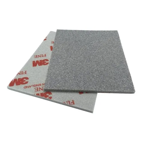 10 Esponja Abrasiva 3m Média Automotiva 139x114mm 120 A 180 Foto 1