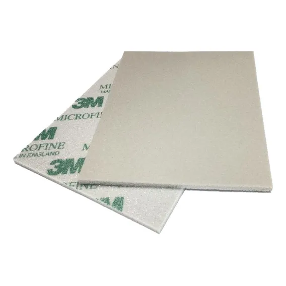 10 Esponja Abrasiva Automotiva Micro Fina 3m 139x114mm 1200 Foto 1