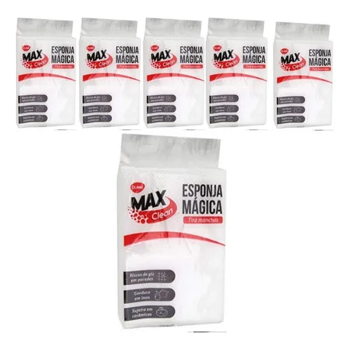10 Esponja Magica Max Clean Limpa Muito Mais! 10 Unidade Foto 1