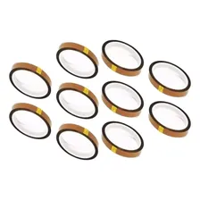 10 Fita Adesiva Térmica Para Sublimação 5mm X 33m Kapton Cor Ambar Foto  mini 1