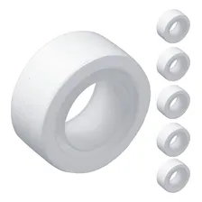 10 Fita Veda Rosca 12mm X 05m Novaflon Cor Branco Liso Foto mini 1