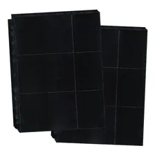 10 Folhas Fichário Preto 18 Bolsos Yugioh Magic Pokemon Up Foto mini 4